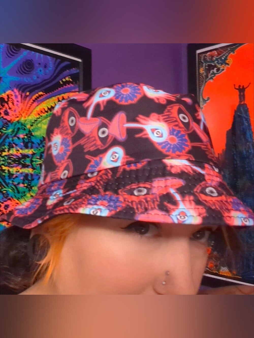 Trippy Festival Bucket Hat
